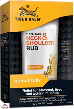 T  -  , Tiger Balm Neck and Shoulder Rub 50 