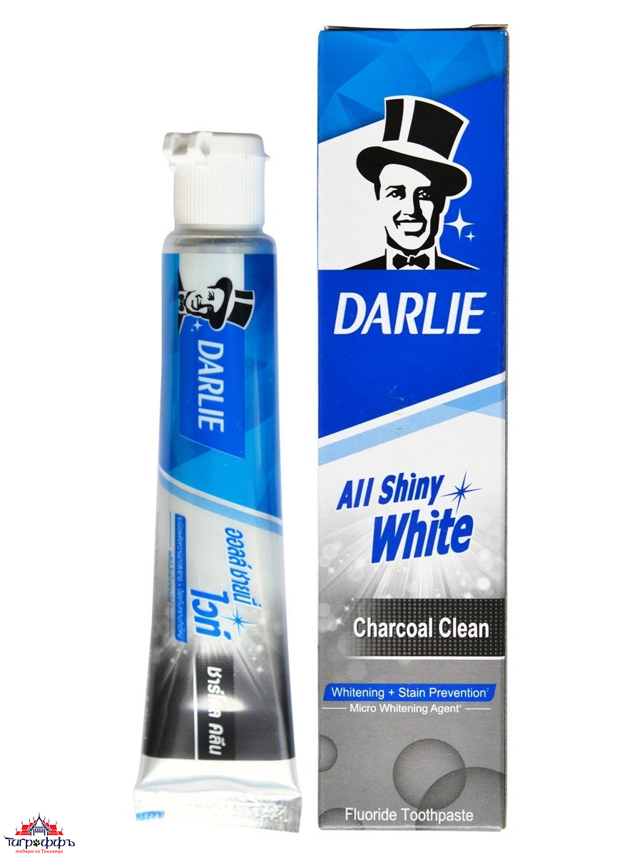 Зубная паста с древесным углем отбеливающая Darlie Charcoal Whitening 35 гр.