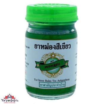 Зеленый тайский бальзам Конка, Kongka 50 гр.